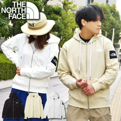 送料無料 ノースフェイス 裏毛 スウェット パーカー メンズ レディース THE NORTH FACE Square Logo FullZip スクエア ロゴ フルジップ フーディー ジップアップ NT12335 2024春夏新色 | エレファントSPORTS