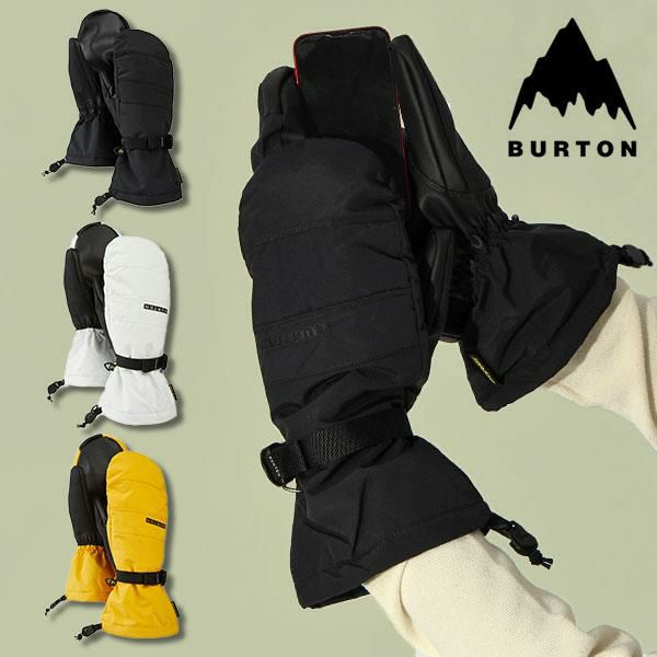 送料無料 スノーグローブ BURTON バートン メンズ Profile Mittens ミトン 手袋 スマホ対応 スマートフォン対応 タッチパネル  スノーボード スノボ スキー 防寒 103851 2024-2025冬新作 24-25 24/25 | エレファントSPORTS