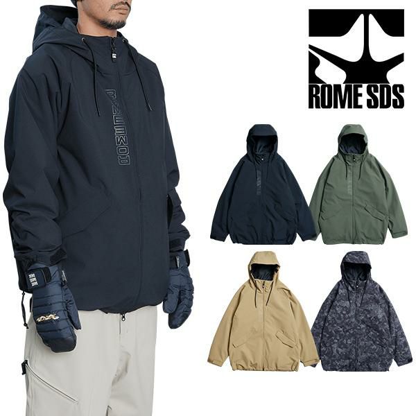 送料無料 スノーボードウェア ROME SDS ローム メンズ DRIFTER JACKET ジャケット スノボウェア スノーウエア スノーボード  スノボ スキー ウェア コーチ シャツ 21024305 2024-2025冬新作 24-25 24/25 10%off | エレファントSPORTS